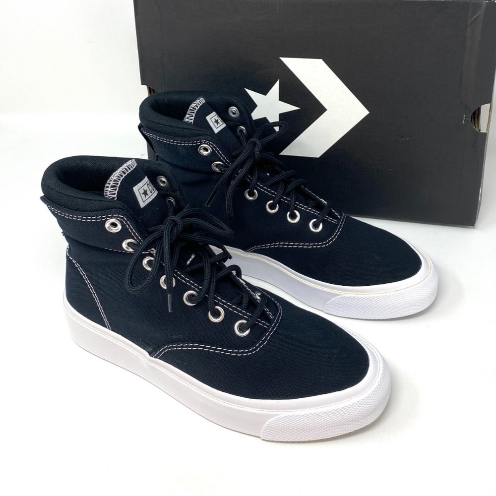 Converse SKID GRIP CVO Canvas Black Sneakers Men's Size 9 170085C - Picture 6 of 9